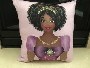 Black Princess Pillow